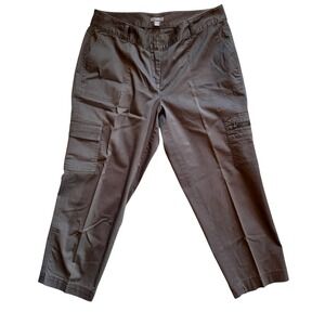 J. Jill‎ Cargo Capris Stretch 8 Petite NWOT Gorp Core